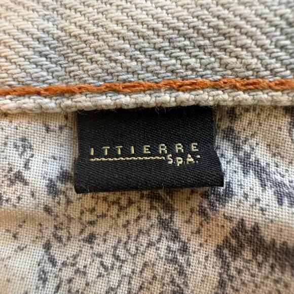 Just Cavalli Men's Light Wash Paint Splatter Straight Jeans 32"x32" Flawed-Read - Picture 8 of 11